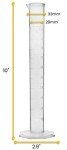 EISCO 100ml Graduated Cylinder with Stable Base
