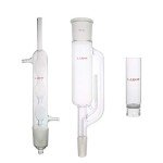 Soxhlet Extraction Glass Set with Condenser & Thimble