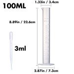 Young4us Graduated Measuring Cylinder Set with Droppers