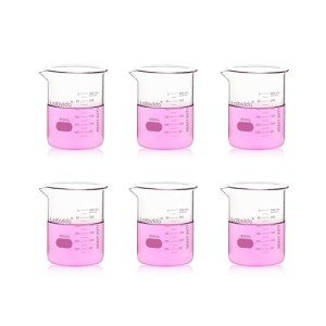 Labvida 6-Pack 400ml Thick Glass Beakers