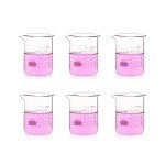 Labvida 6-Pack 400ml Thick Glass Beakers