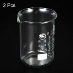 PATIKIL 150ml Borosilicate Glass Beaker Set