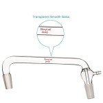 Borosilicate Glass Vacuum Distilling Adapter, 200mm