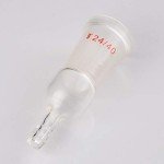 StonyLab Glass Straight Inlet Adapter, 24/40 Joint