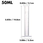 Young4us Graduated Measuring Cylinder Set with Droppers