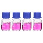 4 Pack 25ml Borosilicate Glass Storage Bottles