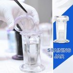 Sieral 6-Piece Staining Jar Set for Labs