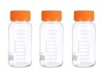 Basstein Wide Mouth Lab Storage Bottles - 3 Pack
