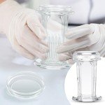 Sieral 6-Piece Staining Jar Set for Labs