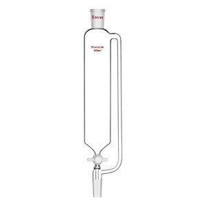 500ml Borosilicate Glass Addition Funnel with Stopcock