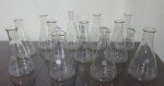 4 Pack of 500 mL PYREX Erlenmeyer Flasks