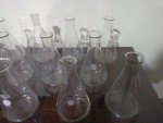 4 Pack of 500 mL PYREX Erlenmeyer Flasks