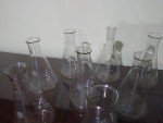 4 Pack of 500 mL PYREX Erlenmeyer Flasks