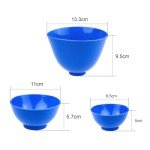 EustomA 3-Piece Silicone Alginate Bowl Set