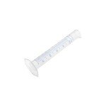 Geesatis 10-Pack 50 ml Plastic Measuring Cylinders