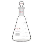 500 ml Borosilicate Erlenmeyer Flask with Stopper