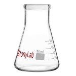 StonyLab 50 ml Heavy Wall Erlenmeyer Flask
