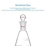 500 ml Borosilicate Erlenmeyer Flask with Stopper