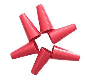 Red Yorker Dispensing Caps with Long Overcap (12-Pack)