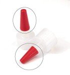 Red Yorker Dispensing Caps with Long Overcap (12-Pack)