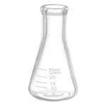 25ml Erlenmeyer Flask - Borosilicate Glass, Graduated