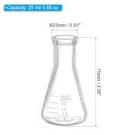 25ml Erlenmeyer Flask - Borosilicate Glass, Graduated