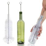 Narrow Neck Bottle Cleaning Brush (White)