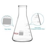 StonyLab 250ml Heavy-Duty Narrow Mouth Erlenmeyer Flask
