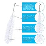 Narrow Neck Bottle Cleaning Brush (White)