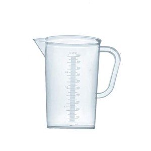 1L Plastic Graduated Beaker with Handle