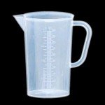 1L Plastic Graduated Beaker with Handle