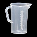 1L Plastic Graduated Beaker with Handle