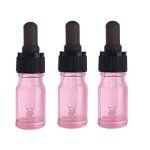 Pink Glass Dropper Bottles for Essential Oils (5ML)