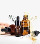 VASANA 3-Pack Amber Glass Dropper Bottles