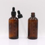 VASANA 3-Pack Amber Glass Dropper Bottles