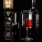 4 Pcs 8.5 oz Lab Beaker Wine Glasses