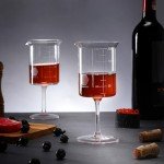 4 Pcs 8.5 oz Lab Beaker Wine Glasses