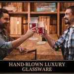 4 Pcs 8.5 oz Lab Beaker Wine Glasses