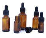 3 Pack 5ml Amber Glass Dropper Bottles