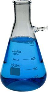 1000ML Borosilicate Glass Filtering Flask - 1 Pack