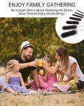 13-Piece Stainless Steel Straw Cleaner Brush Set