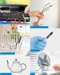 13-Piece Stainless Steel Straw Cleaner Brush Set