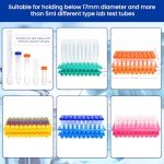 Colorful Lab Test Tube Holder Rack with Silicone Pads
