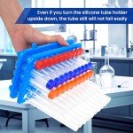 Colorful Lab Test Tube Holder Rack with Silicone Pads