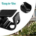 Kyuionty Adjustable Plastic Tube Clamps - 5 Pcs