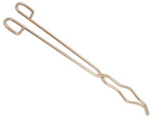 Stainless Steel 12" Crucible Tongs with Serrated Tips