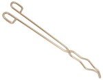 Stainless Steel 12" Crucible Tongs with Serrated Tips