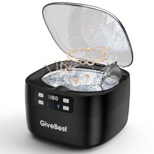 GiveBest 25 OZ Ultrasonic Jewelry Cleaner Machine