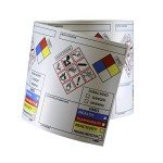 250 Roll 4" x 3" GHS Container Labels
