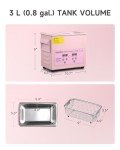 CREWORKS 3L Ultrasonic Cleaner with Digital Timer
